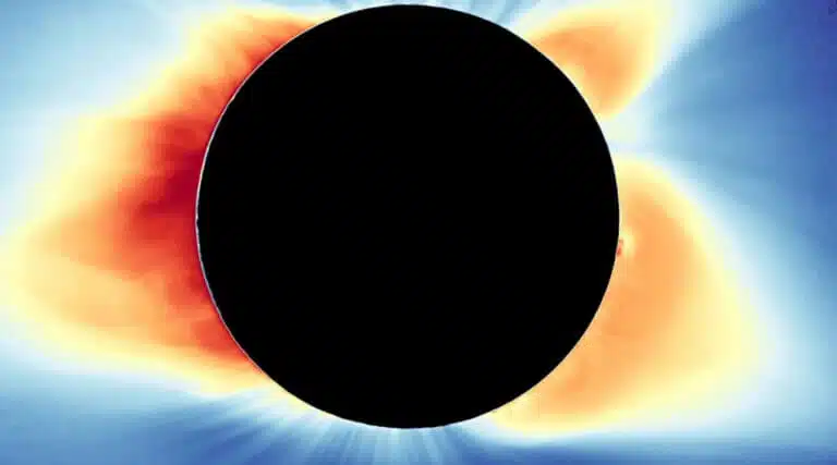 הליקוי ב-2017 כפי שצולם בפרויקט Chasing the Eclipse I. קרדיט: SwRI/NASA/Daniel B. Seaton