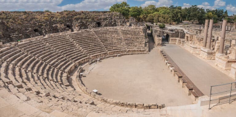 The Roman amphitheater in Beit Shean, a musical convention site. Illustration: depositphotos.com