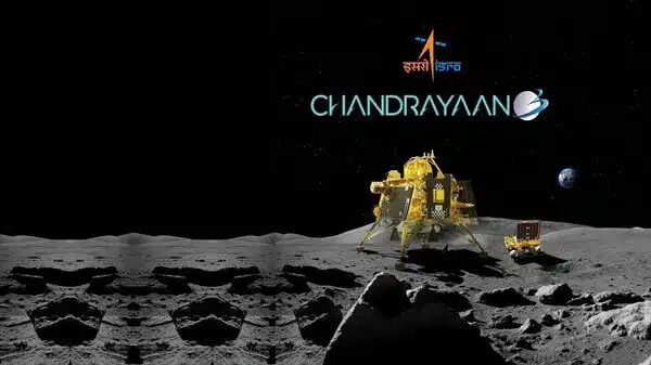 לוגו משימת צ'אנדריאאן 3. באדיבות הארגון ההודי לחקר החלל - ISRO