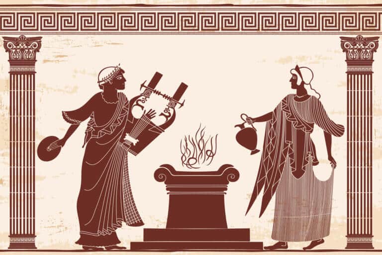 Ancient Greek culture. Illustration: depositphotos.com
