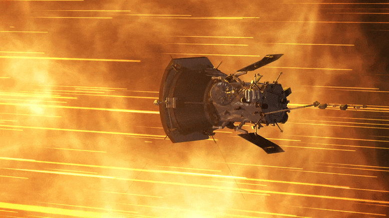 NASA's Parker Solar Probe recently passed through one of the most powerful coronal mass ejections (CMEs) ever recorded. Credit: NASA GSFC/CIL/Brian Monroe