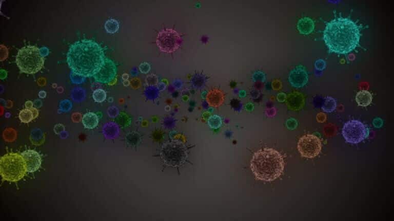 Cells infected with the corona virus. Illustration: depositphotos.com
