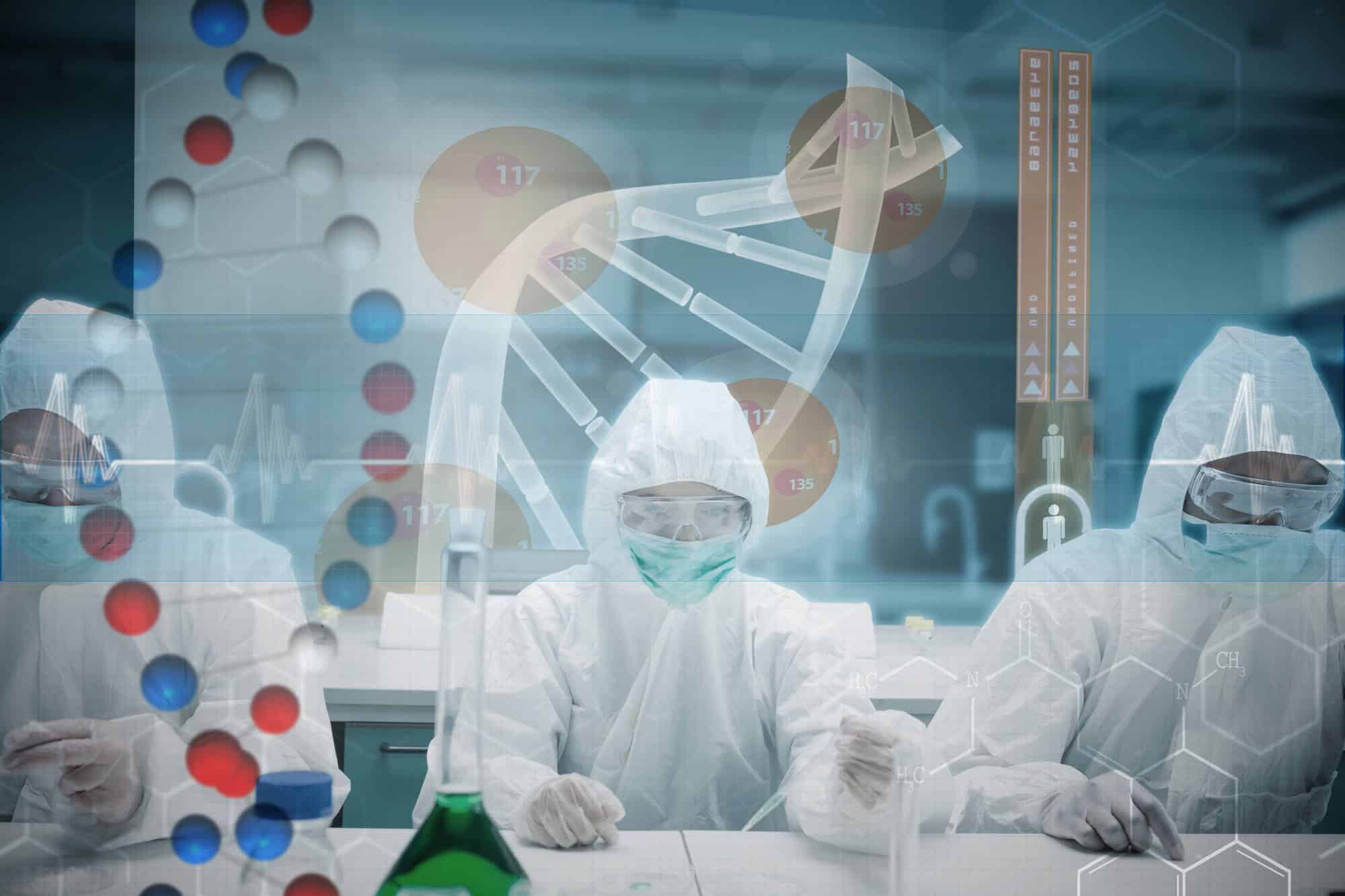 עריכת גנים באמצעות CRISPR. <figcaption class=