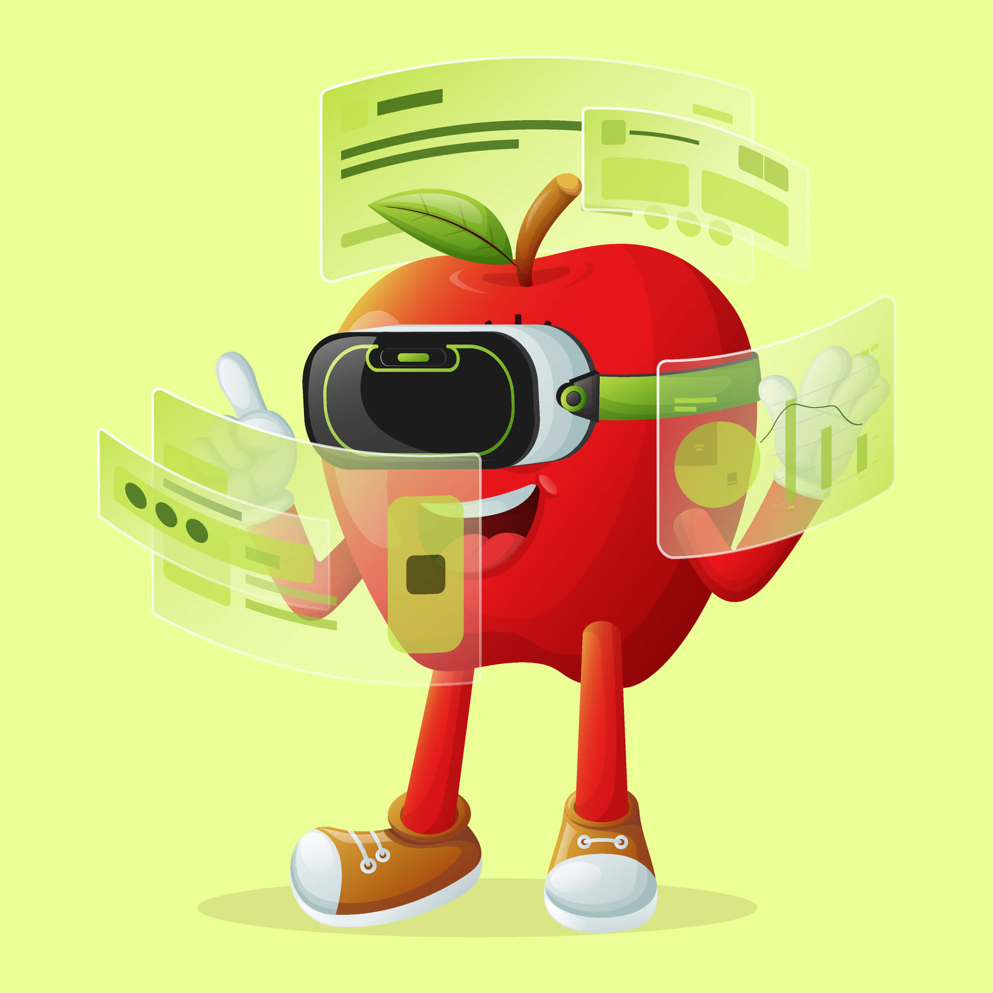 Smart glasses - Apple Vision. Illustration: depositphotos.com