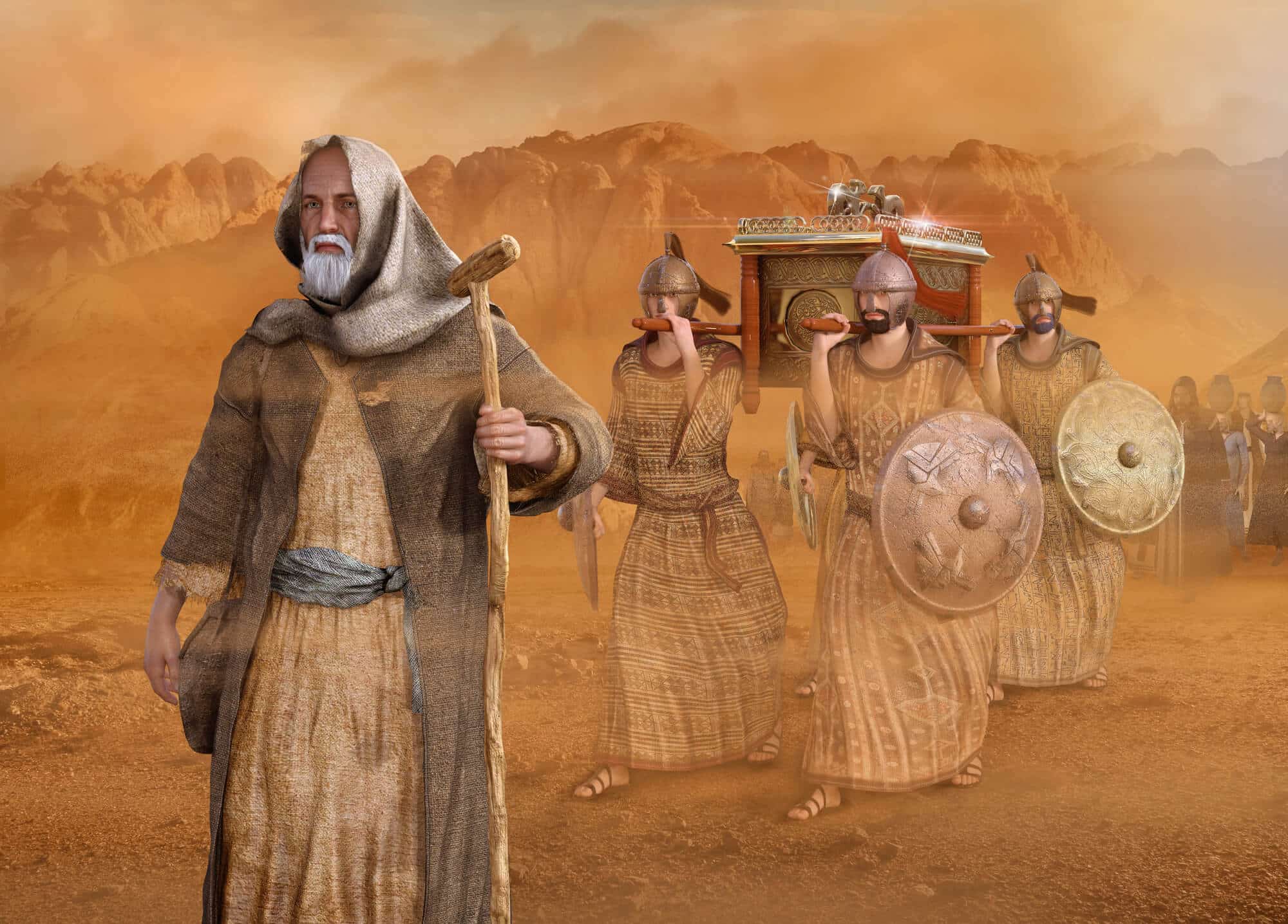 Moses leads the Israelites in the desert. Illustration: depositphotos.com