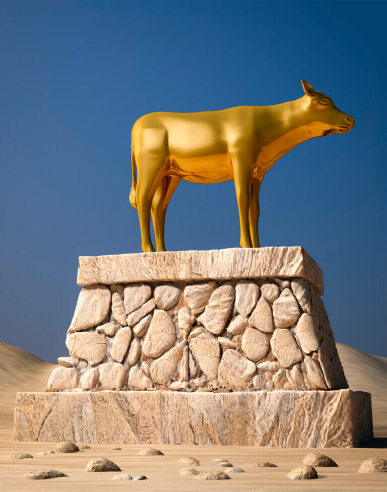 the Golden calf. Illustration: depositphotos.com