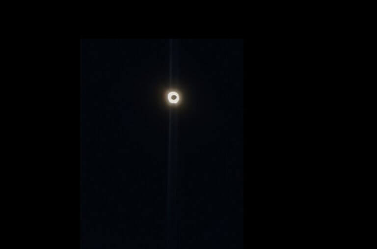 Solar eclipse over Waco Texas. Photo: Avi Blizovsky