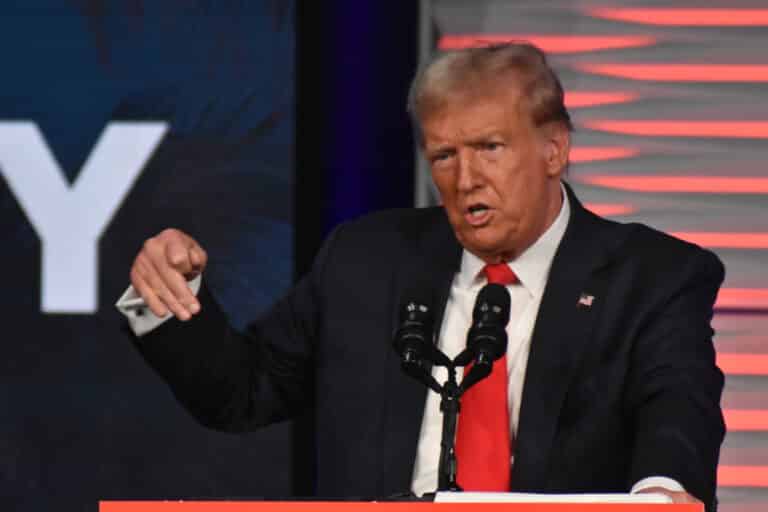 Former US President Donald Trump in November 2023 during the 2024 election campaign A Hrefhttps Depositphotoscom Illustration Depositphotoscom A