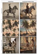 أمثلة على تحسين نتائج الصور باستخدام NeuroPrompts. بإذن من إنتل