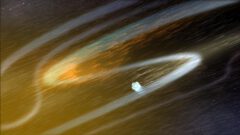 الانعكاسات، التي تظهر على شكل أشرطة على شكل حرف S، هي انعكاسات مفاجئة في اتجاه المجال المغناطيسي للشمس تم اكتشافها بواسطة مسبار باركر الشمسي. مصدر الصورة: أدريانا مانريكي جوتيريز، مركز جودارد لرحلات الفضاء التابع لناسا