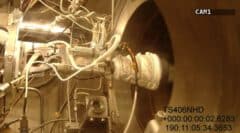 Testing one of the engine components of the Starliner spacecraft on the International Space Station. Photo: NASA