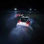 Toyota's first autonomous drift. Photo courtesy of TOYOTA