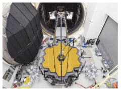 التلسكوب الفضائي JWST بعد الانتهاء من الاختبارات الوظيفية، من [17]