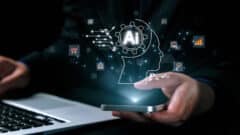 تعزيز التعلم بالذكاء الاصطناعي. توضيح: إيداع الصور.com