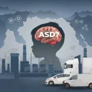 رسم توضيحي للعلاقة بين تلوث الهواء واضطرابات طيف التوحد (ASD). ائتمان: د.رهيثم أمل