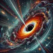 الديناميكيات الداخلية للثقب الأسود. تم إعداد الصورة باستخدام DALEE وليست صورة علمية