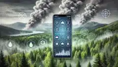 يمكن للهاتف المحمول توفير البيانات للتنبؤ بتطور حرائق الغابات. الائتمان: موقع العلوم عبر DALEE. ولا ينبغي أن ينظر إلى الصورة على أنها صورة علمية