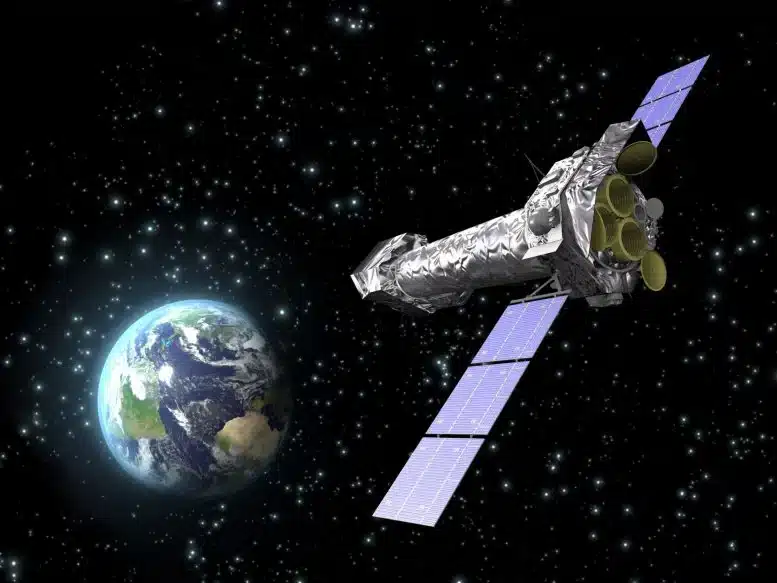 התרשמות אמן של הטלסקופ ניוטון. קרדיט: ESA-C. Carreau