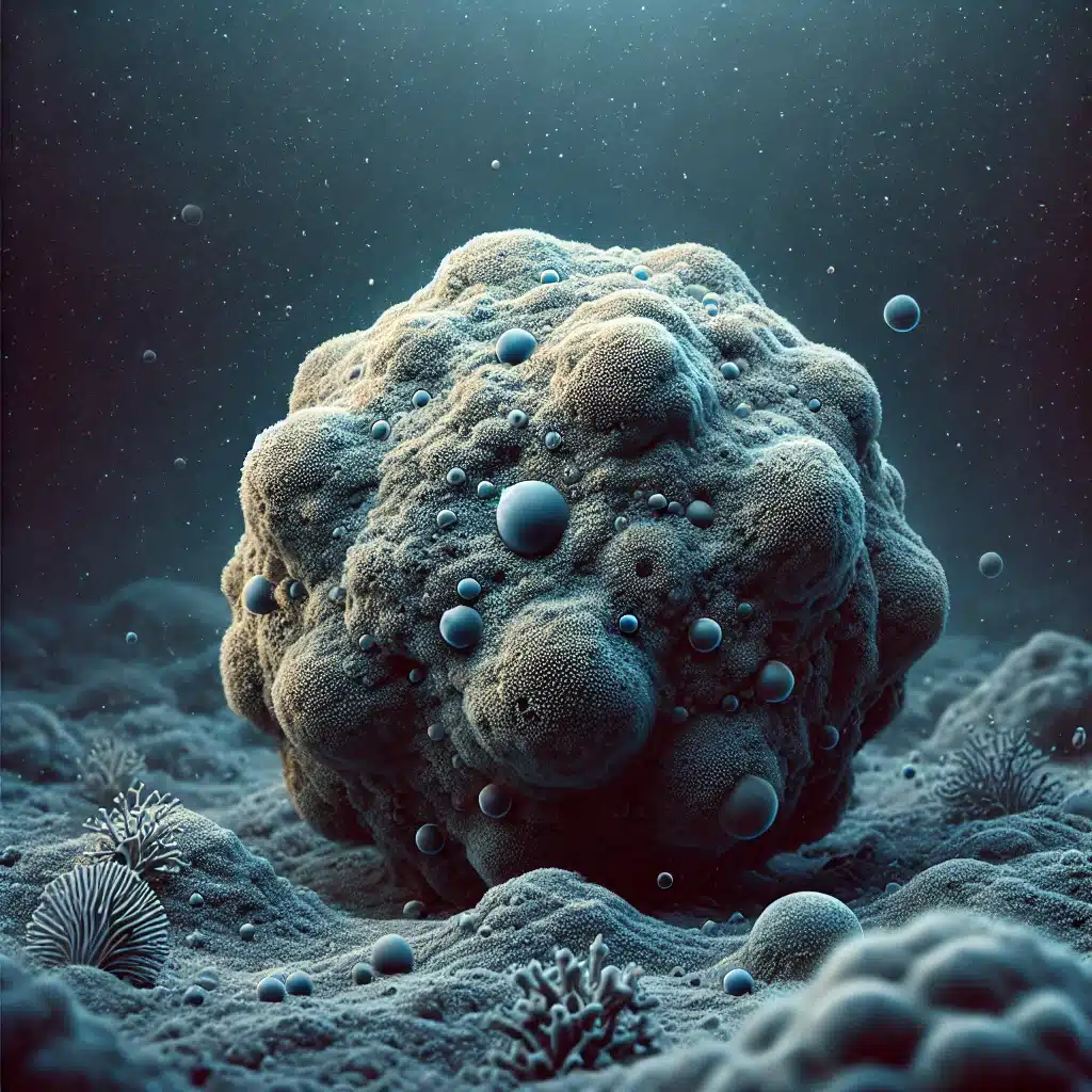 A block of metal emits oxygen. Illustration by Avi Blizovsky, using DALEE The illustration should not be seen as a scientific image.
