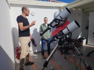 المرصد الشمسي في اصفايا. المصدر: وكالة ايدان ميديا، المكتب الصحفي الحكومي