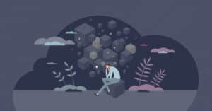 Clinical depression. Illustration: depositphotos.com