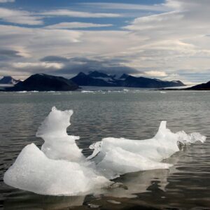 Remains of a glacier in Svalbard, Norway. Credit: Fabian Maussion
