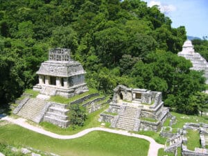 Ruins of the Palenque temple created by the Mayan culture in Mexico. Illustration: depositphotos.com