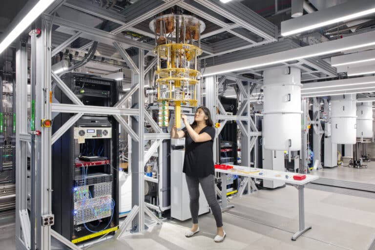 מעבדת המיחשוב הקוונטי של IBM במדינת ניו יורק. צילום יחצד