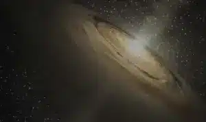 Artist's impression of dust and tiny grains in a protoplanetary disk around a young star. Credit: NASA/JPL-Caltech