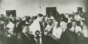 The Monkey Trial (Scopes Trial), July 1925 in Dayton, Tennessee. Credit: Library of Congress, Washington, D.C.