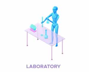 Artificial intelligence in a medical laboratory. Illustration: depositphotos.com