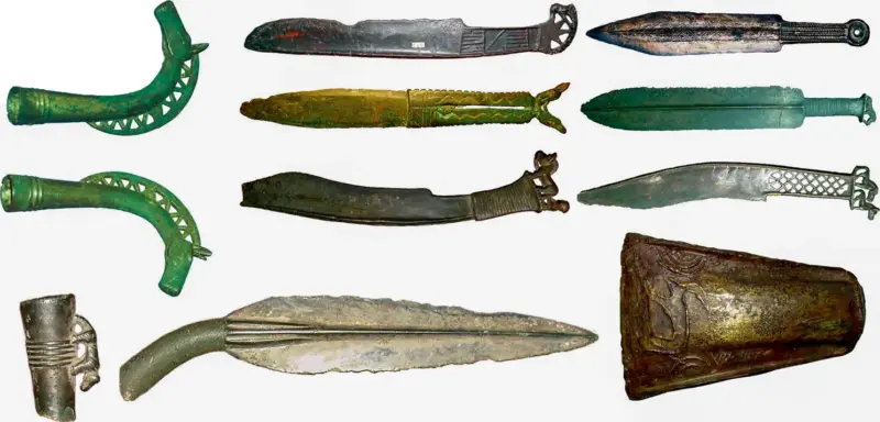 ממצאים מתרבות סיימה–טורבינו.
מקור: “Ancient DNA reveals the prehistory of the Uralic and Yeniseian peoples”, ‏Nature.
