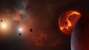 كوكب ضخم قريب من شمسه (المشتري الحار). صورة توضيحية: depositphotos.com