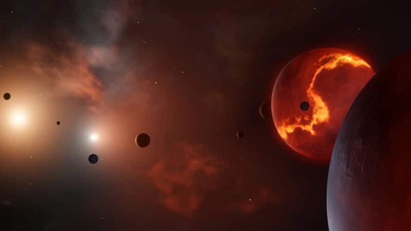 כוכב לכת גדול קרוב לשמש שלו (צדק חם).  <a href="https://depositphotos.com. ">המחשה: depositphotos.com</a>