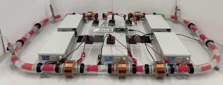 המערכת בפעולה. צילום: דוברות הטכניון