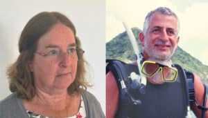 من اليمين: البروفيسور يهودا بناياهو والبروفيسورة تمار لوتان