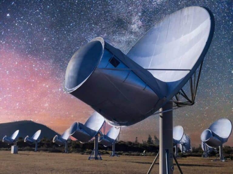 מערך הטלסקופים אלן. קרדיט: SETI Institute