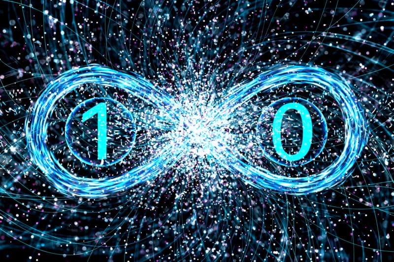 מיחשוב קוונטי, לפעמים הביט מייצג גם אפס וגם אחד. המחשה: depositphotos.com