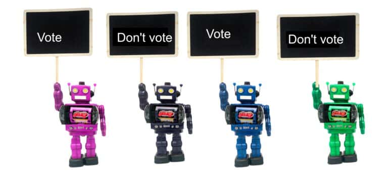 בוטים מעורבים בבחירות. המחשה: depositphotos.com