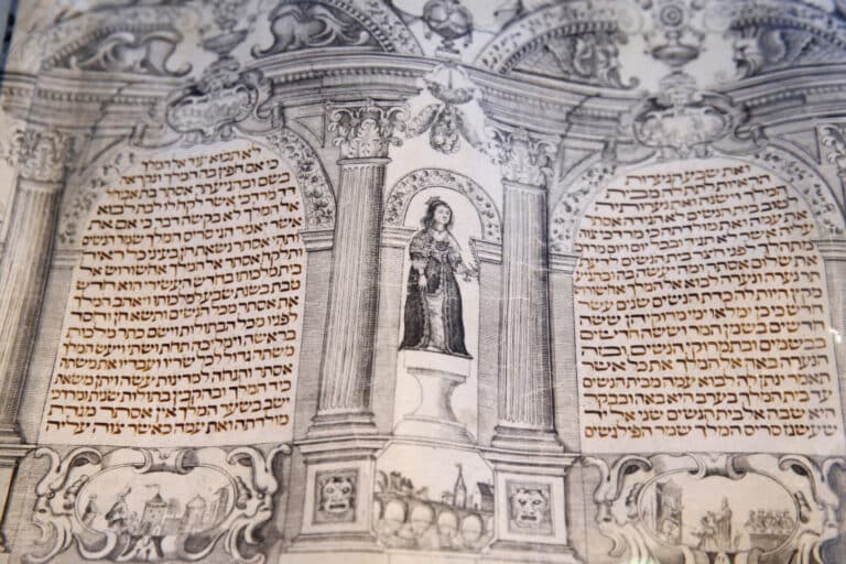 מגילת אסתר, הודפסה באמסטרדם, 1640. מאוסף מוזיאון ישראל, ירושלים. המחשה: depositphotos.com
