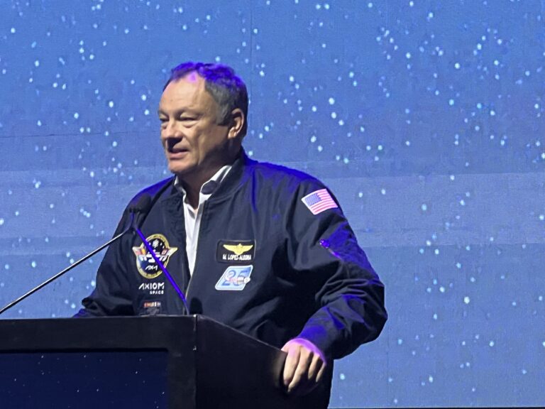 מייקל לופז-אלגריה, AXIUM SPACE בכנס החלל ה-21 לזכרו של אילן רמון, 2026. צילום: אבי בליזובסקי
