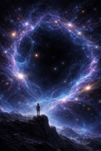 The universe is full of dark energy. Illustration: Avi Blizovsky via DALEE