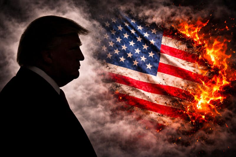 טראמפ מסכן את הדמוקרטיה בארה"ב.  <a href="https://depositphotos.com. ">המחשה: depositphotos.com</a>