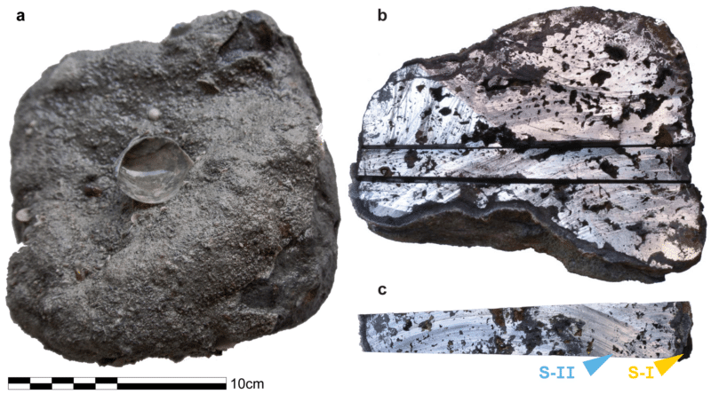 גושי ברזל בני 2,600 שנה שנמשו מהים בחוף דור. צילום: דוברות אונירסיטת חיפה