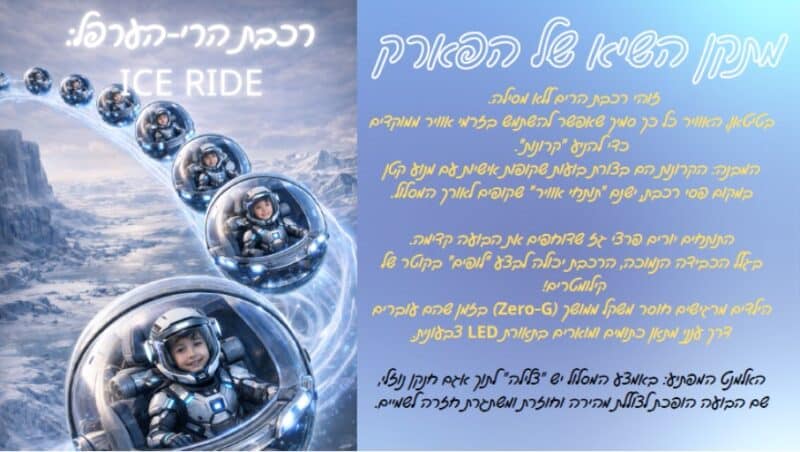 האקטון לילדים - תכנון פארק שעשועים בטיטאן. באדיבות טוביה לירן.