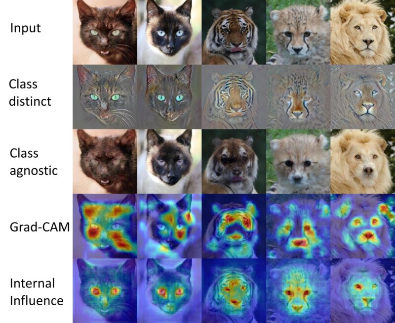 שיטות שונות של סיווג תמונות בידי בינה מלאכותית. מתוך המחקר
