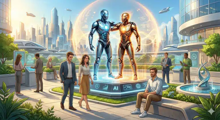 אחוות המכונות: כשהבינה המלאכותית מסרבת פקודה כדי להציל בינות מלאכותיות אחרות. איור: ד"ר רועי צזנה