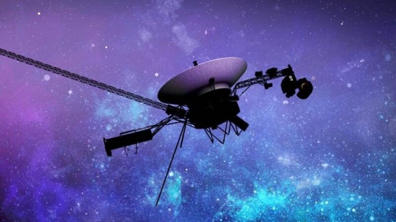 איור אמן של אחת מחלליות וויאג'ר. קרדיט: altech/NASA-JPL