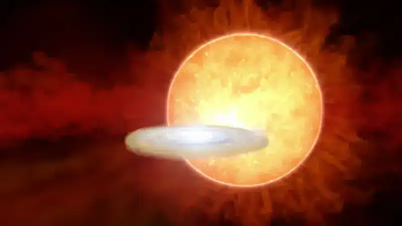 הנובה החוזרת T Coronae Borealis עשויה להתפרץ ולהפוך לכוכב הנראה בעין. צמד הכוכבים חווה התפרצות אחת לשמונים שנה. כיצד מתרחשת ההתפרצות ואיך לצפות בה מישראל. קרדיט: נאס"א