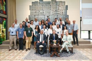 President of the State Yitzhak Herzog with the winners of the Or and Berith programs for the return of scientists to Israel